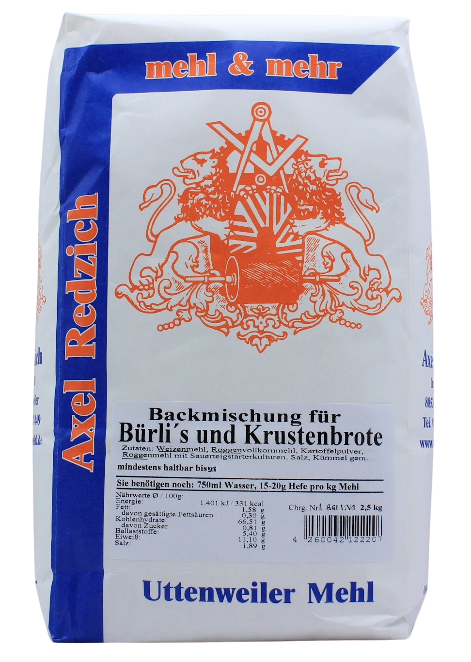 Backmischung für Bürli- und Krustenbrot
