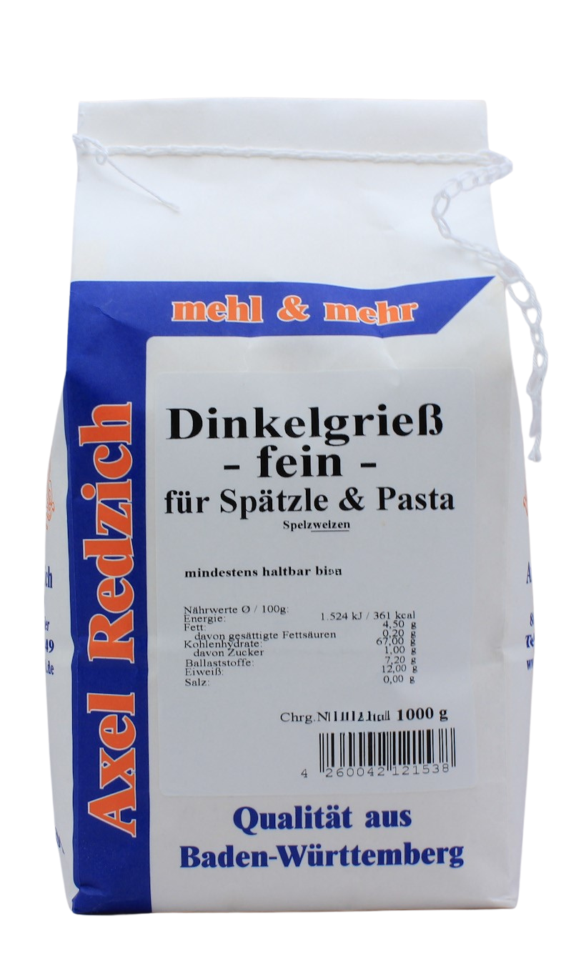 Dinkelgrieß fein