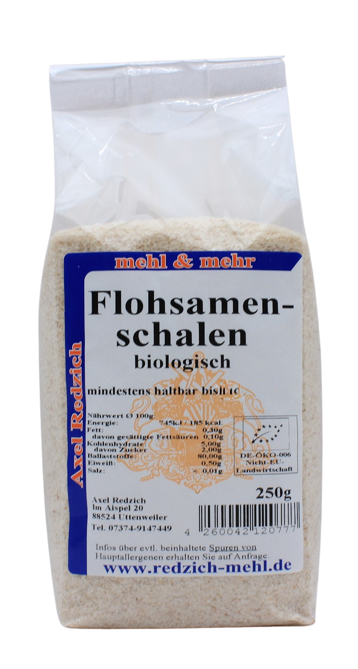 Flohsamenschalen in BIO-Qualität