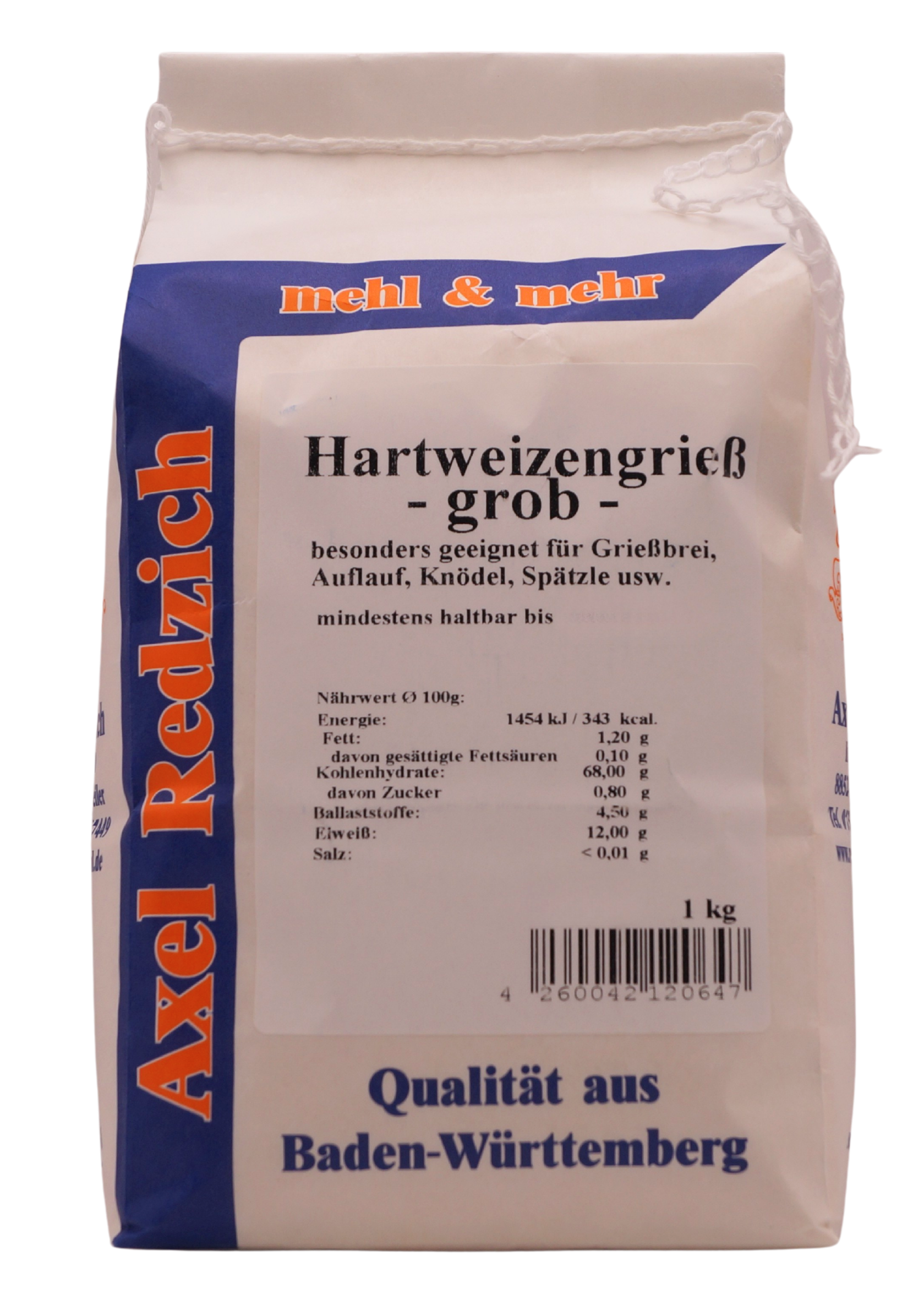 Hartweizengrieß grob