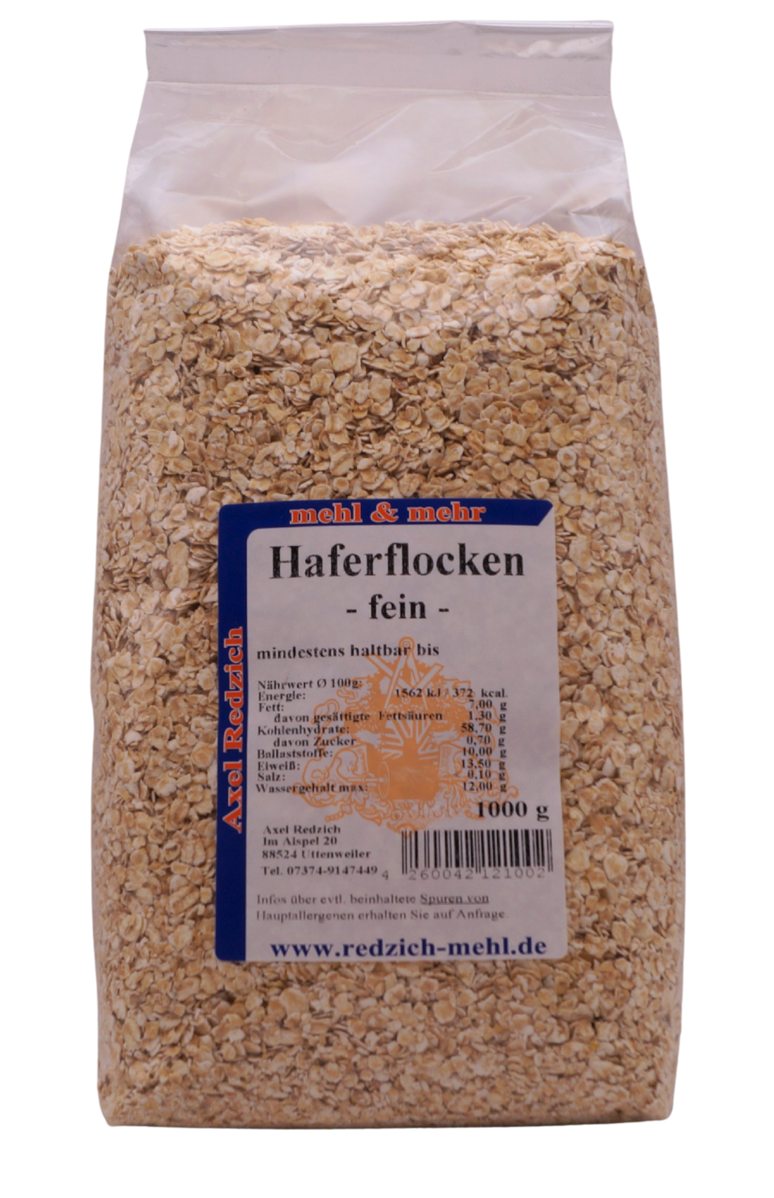 Haferflocken fein