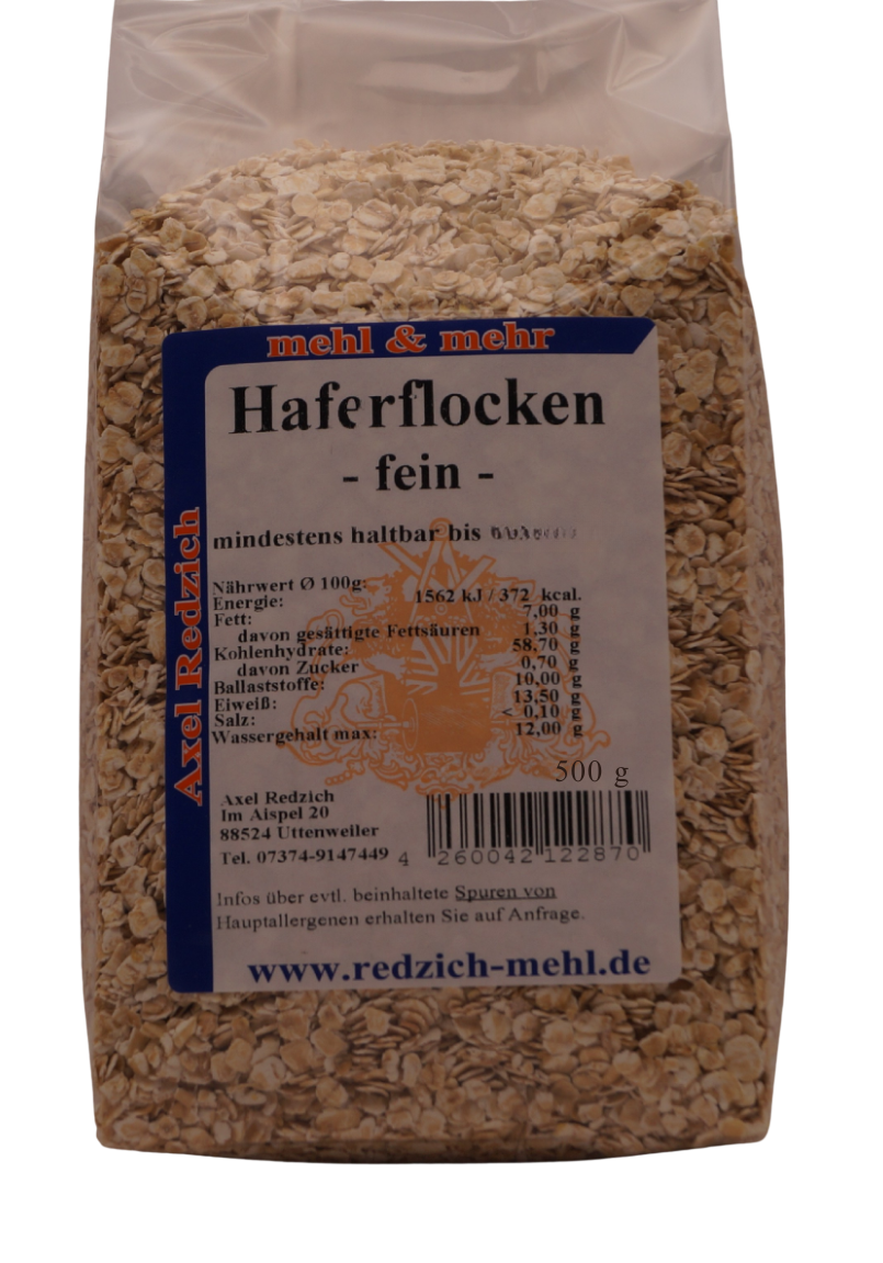 Haferflocken fein