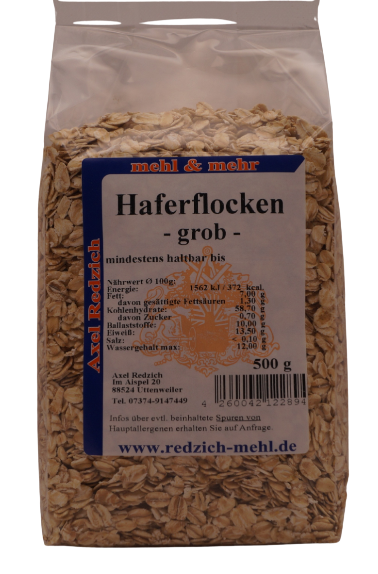 Haferflocken grob