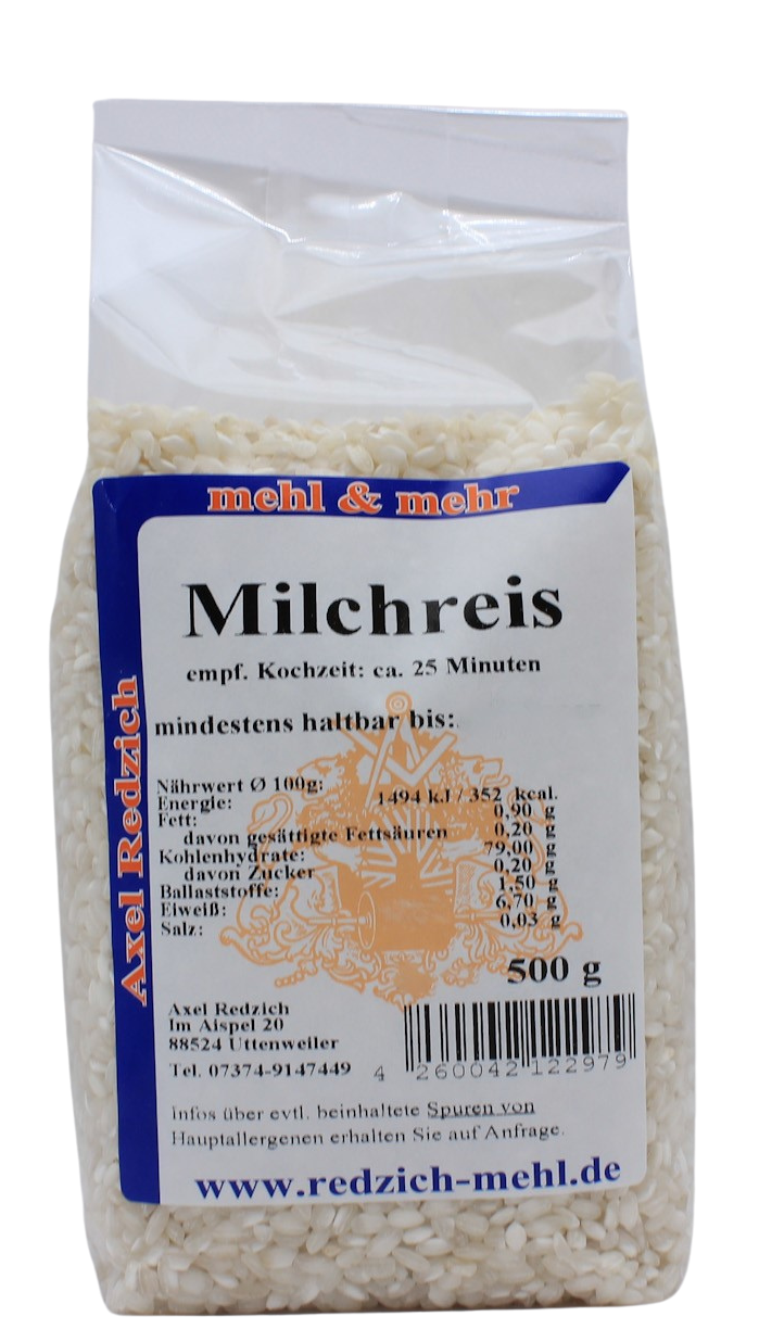 Reis - Rundkorn Milchreis