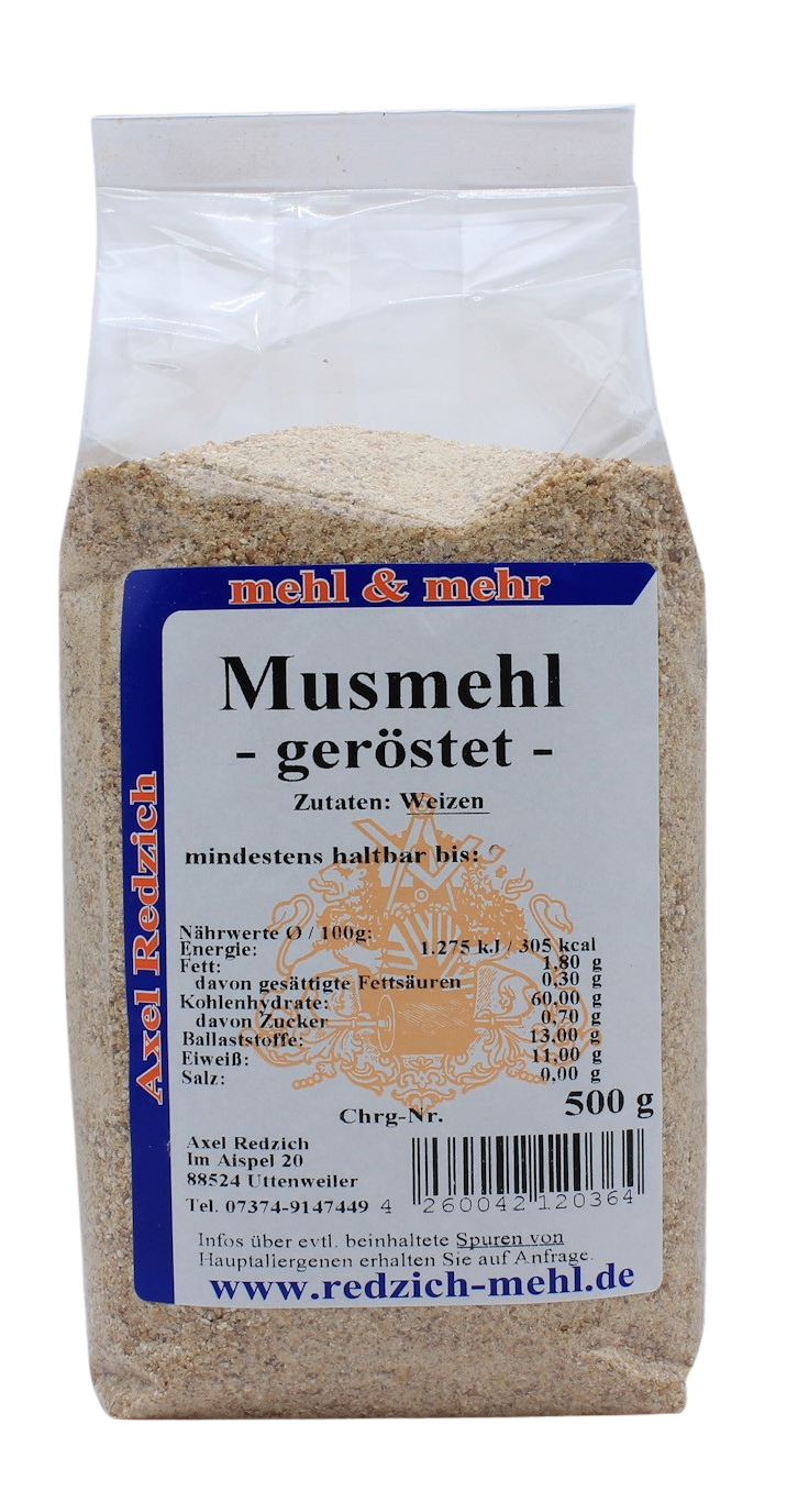 Musmehl geröstet