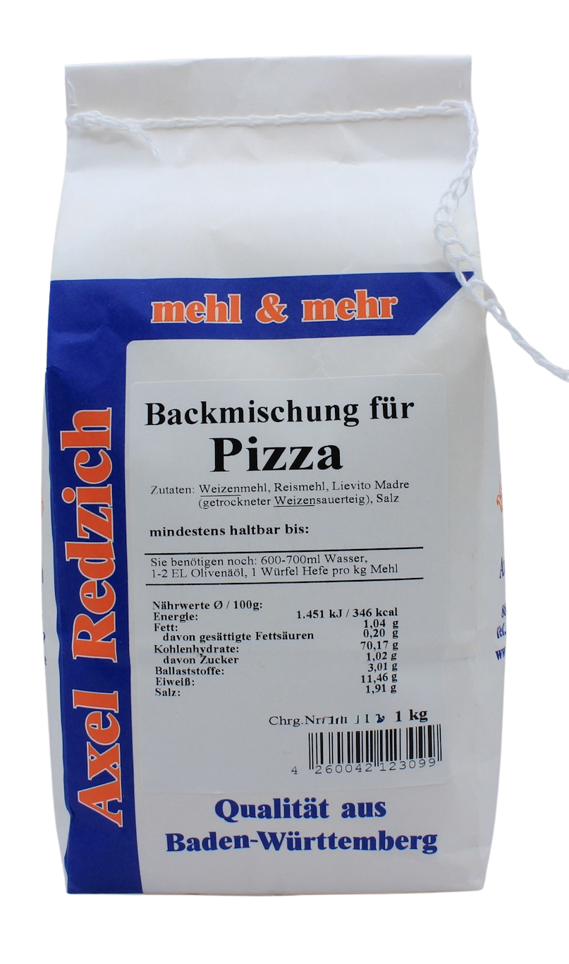 Backmischung für Pizzaböden