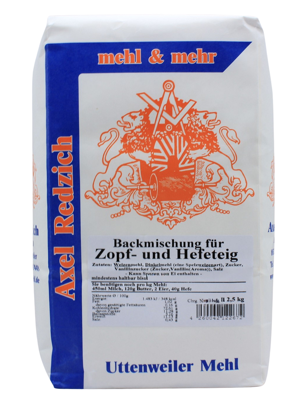 Backmischung für Zopf- und Hefeteig